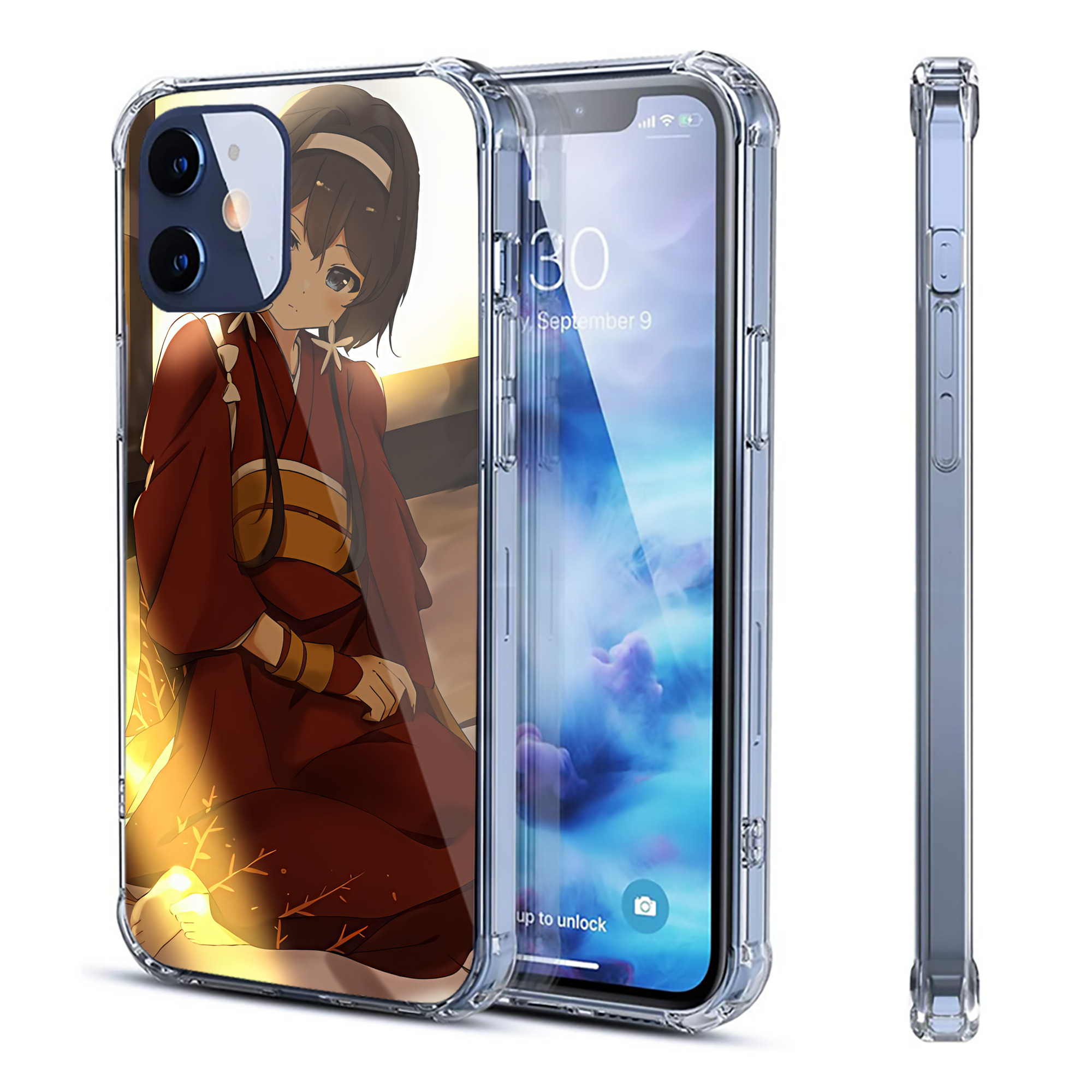 （画像用） 文豪ストレイドッグス Bungo Stray Dogs 【iPhone 12シリーズ対応】透明スマホケース（クリアソフトケース）